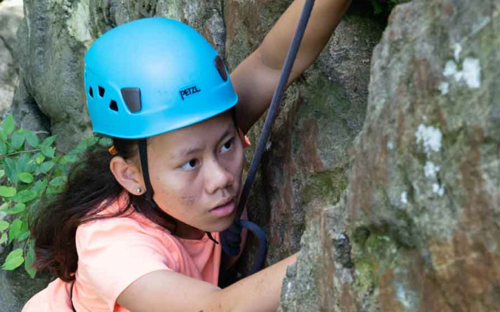 girls only outdoor adventure camp